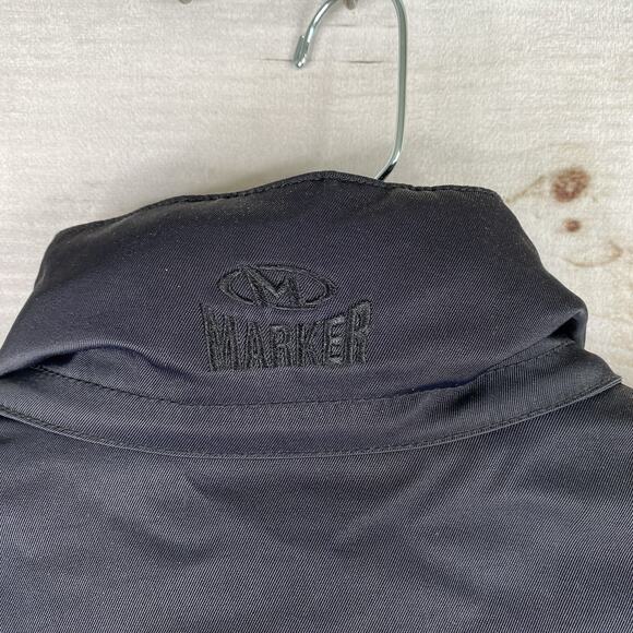 Marker Jacket Womens 12 Black Snow Full Zip Riding Aqua Guard Stretch Zip - Picture 8 of 13